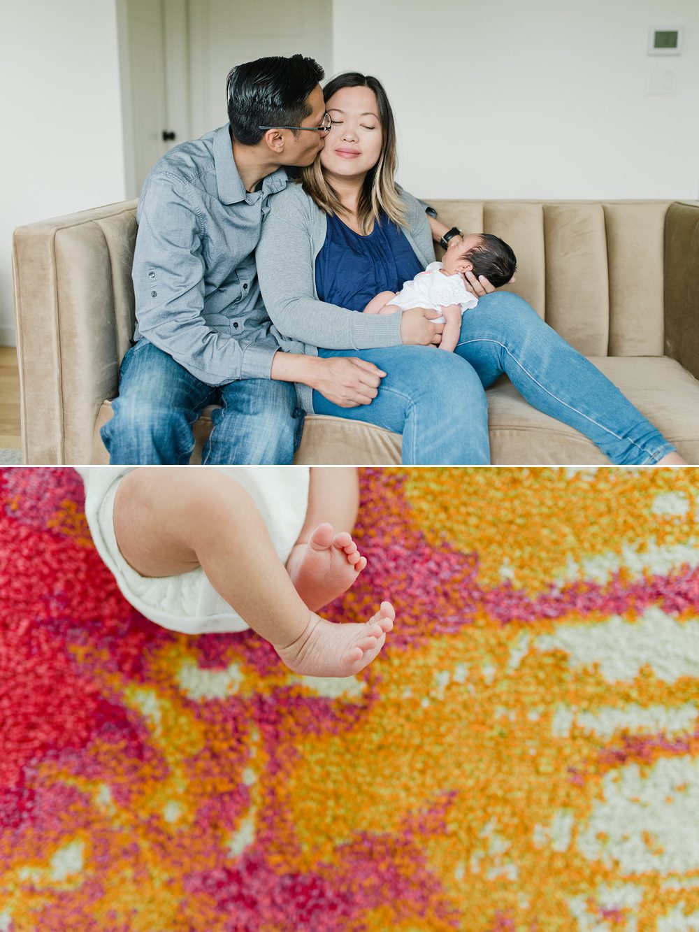asian-newborn-laying-on-colorful-rug