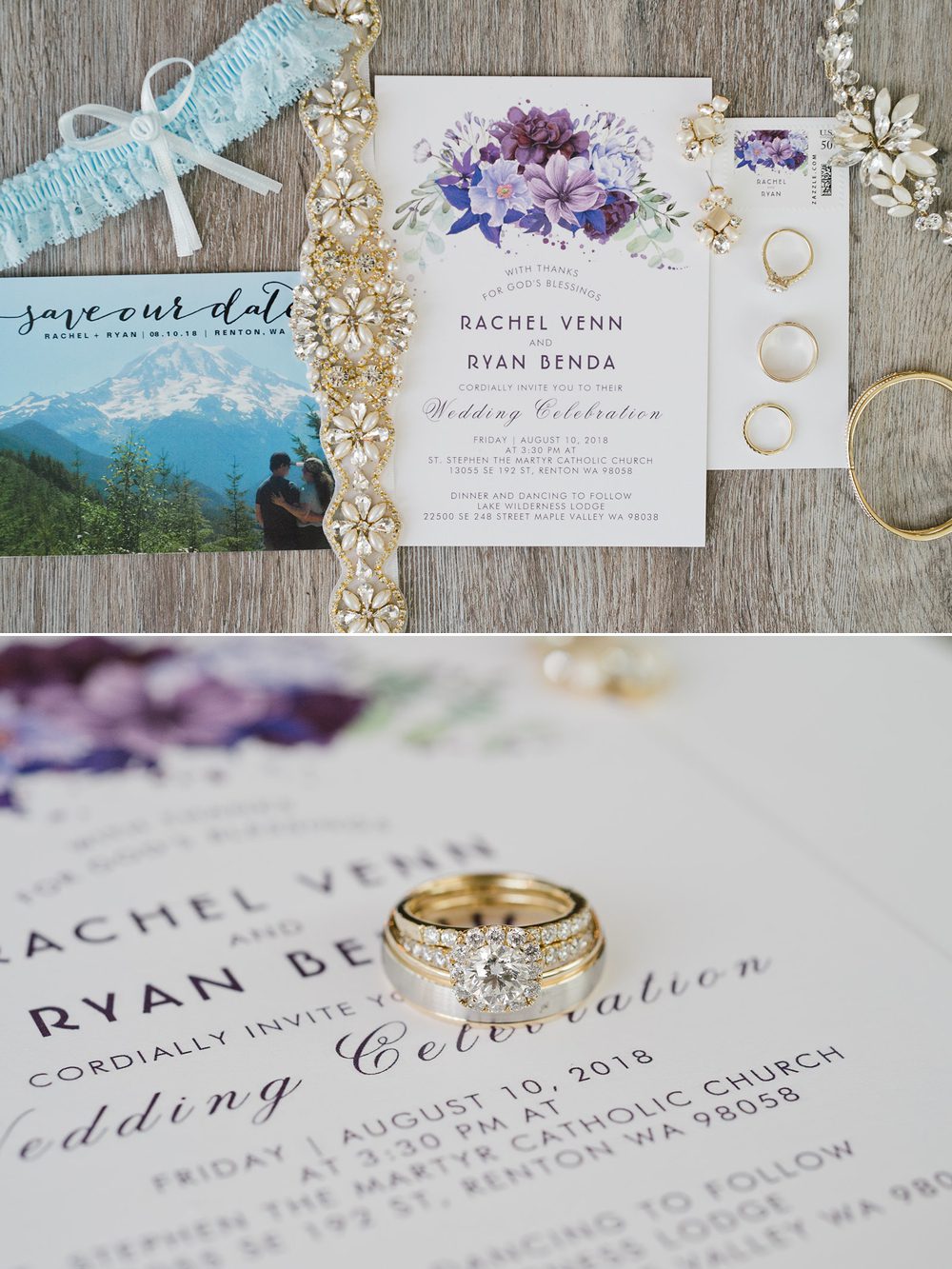 purple-and-white-wedding-invitation-with-wedding-rings