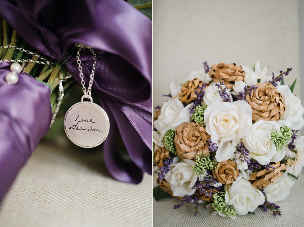 wedding-bouquet-with-purple-ribbon-and-note-from-grandma