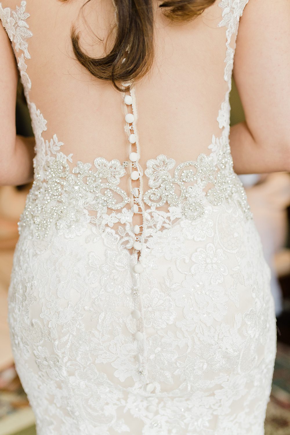 back-of-brides-dress